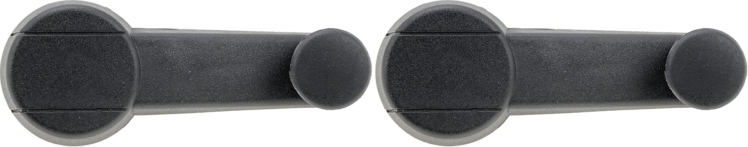 Dorman 76948 Window Crank Handle Compatible with Select Jeep Models, Black, 1 Count (Pack of 2)