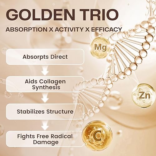 Miniatura 4 de NATURE TARGET Paquete de péptidos de colágeno múltiple en polvo, chocolate y vainilla, colágeno hidrolizado para mujeres y hombres con creatina,