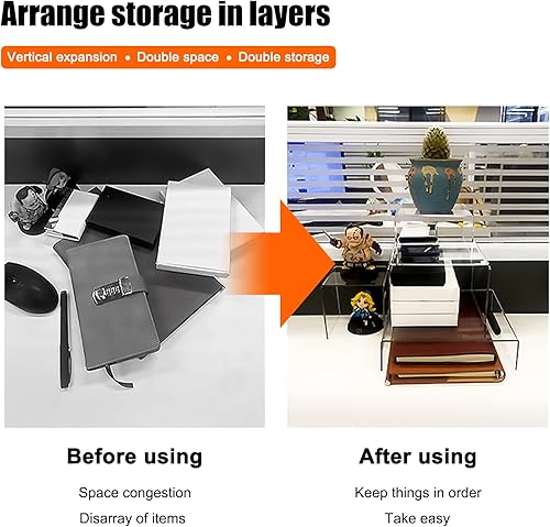 Miniatura 9 de 8Pcs Acrylic Display Risers(6",5",4" 3") Clear Product Stand,Cupcakes Holder Dessert Display Transparent Showcase Stands, Candy Bar Risers, Acrylic