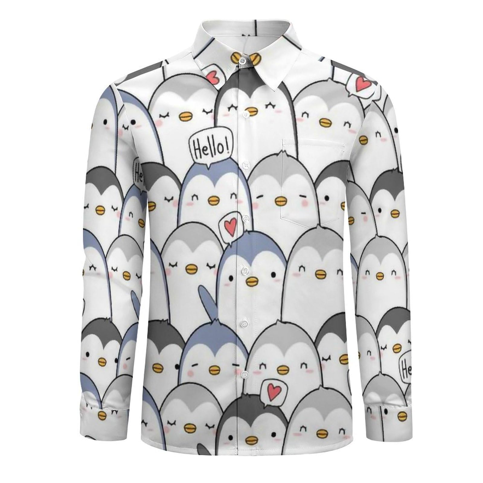 ペンギン 柄シャツ ワイシャツ ペンギン 柄 シャツ ペンギン バイ 