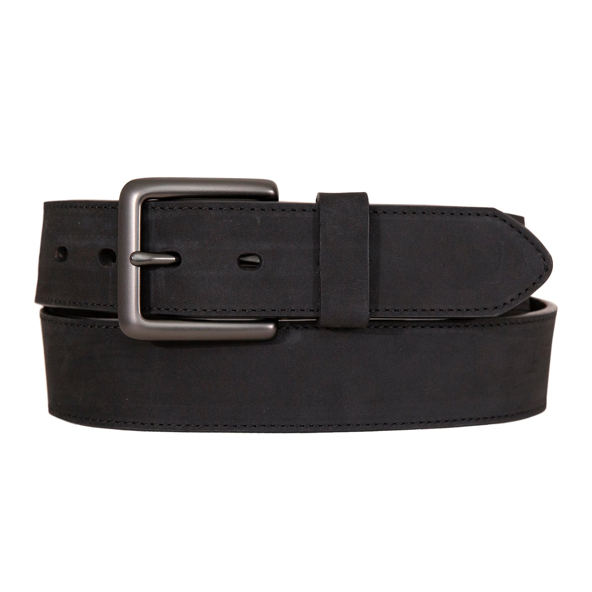Wolverine Men's Full Grain Leather Work Belt - Heavy Duty 1.5" Rugged Belt With Metal Buckle (Floorhand - Gravel, Size 42) - View #9