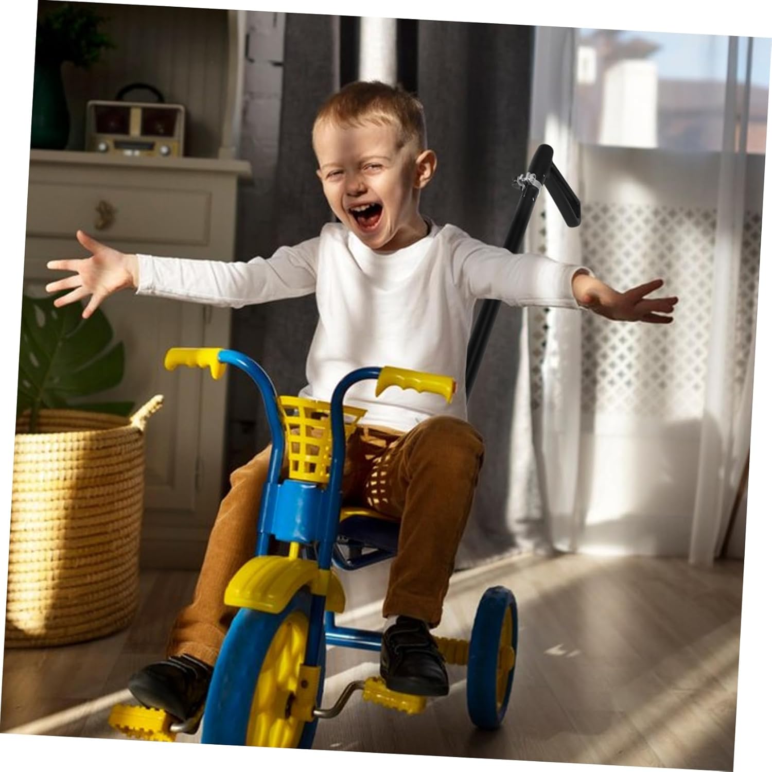 Sosoport Stroller Push Rod Replacement Scooter Accessory Handle for Toddlers Easy Install and Quick Release Stroller Accessories Kit