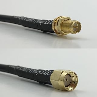 3 feet RG405 RP-SMA FEMALE to RP-SMA MALE Pigtail Jumper RF coaxial cable 50ohm Quick USA Shipping