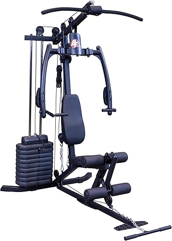 Body-Solid (BFMG20) Multi-Station Single Weight Stack, Commercial NAD Home Gym Machine for Arm & Leg Strength Training Exercise, Weightlifting and Bodybuilding Workout Station, Black