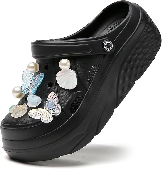 FLIOZY Herren Garten Clogs - Atmungsaktive Schlappen In Tarnmuster Für Outdoor & Dusche