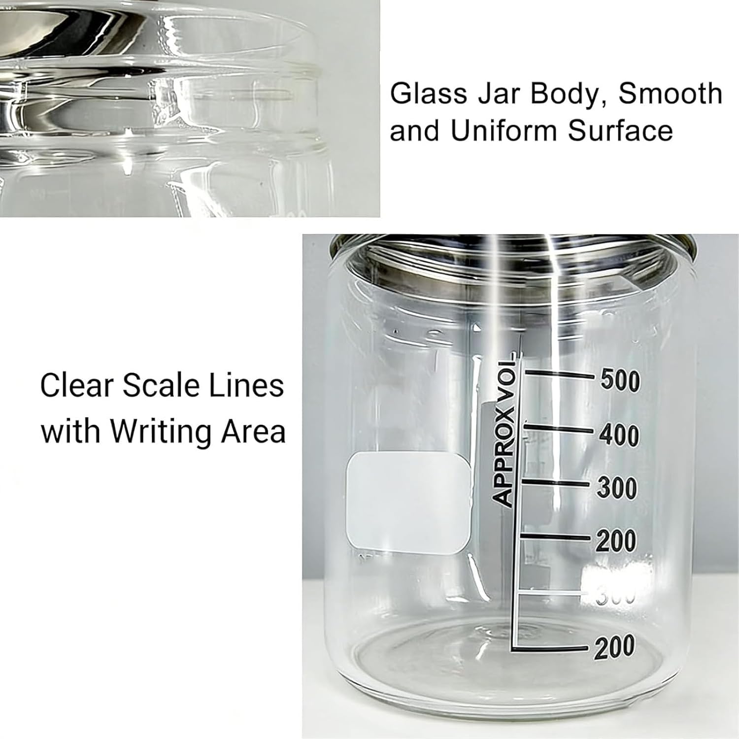 Vacuum Chamber Kit, Glass Degassing Kit with Pressure Gauge for Lab Chemical and Biological Specimen Storage, 250mL/500mL/800mL