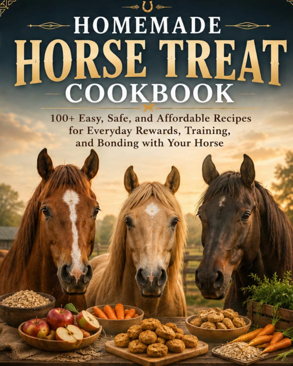 Homemade Horse Treat Cookbook: 100+ Easy, Safe, and Affordable Recipes for Everyday Rewards, Training, and Bonding with Your Horse