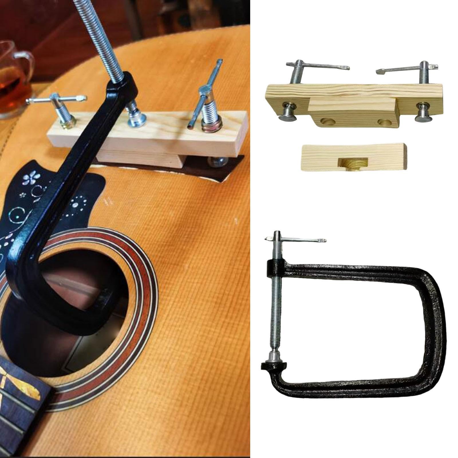 Buenas abrazaderas de puente de guitarra acústica de repuesto para mejorar el sonido