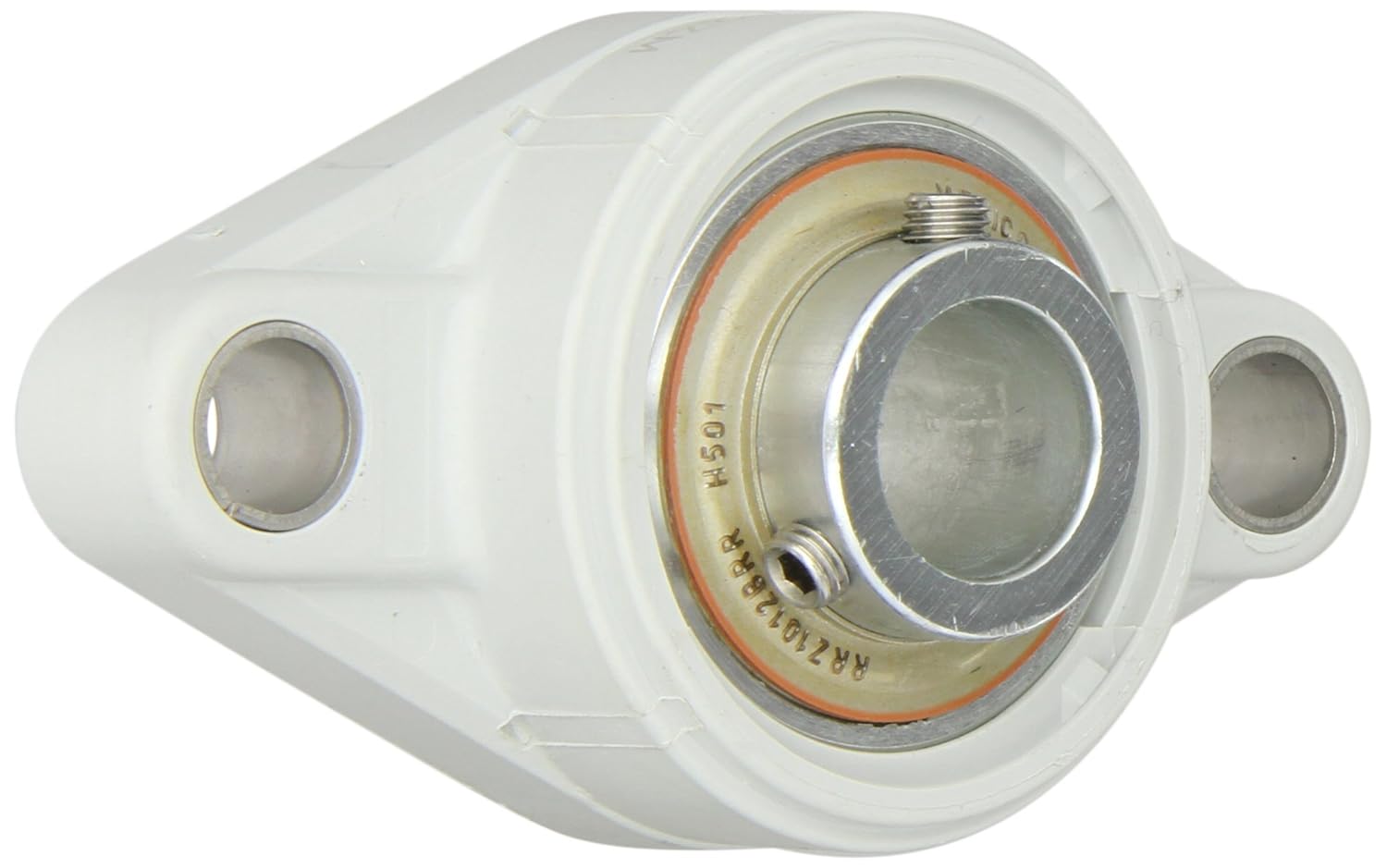 MRC C2F012ZM Flange Unit, 2 Bolt Holes, Non-Relubricatable, Non-Expansion, Composite, Setscrew Locking Inner Ring, ZMaRC Coated Insert, Inch, 3/4" Bore Diameter