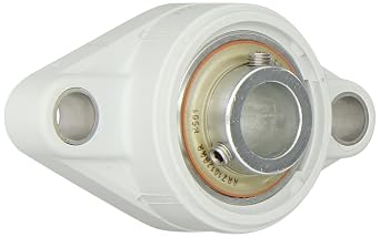 MRC C2F012ZM Flange Unit, 2 Bolt Holes, Non-Relubricatable, Non-Expansion, Composite, Setscrew Locking Inner Ring, ZMaRC Coated Insert, Inch, 3/4" Bore Diameter