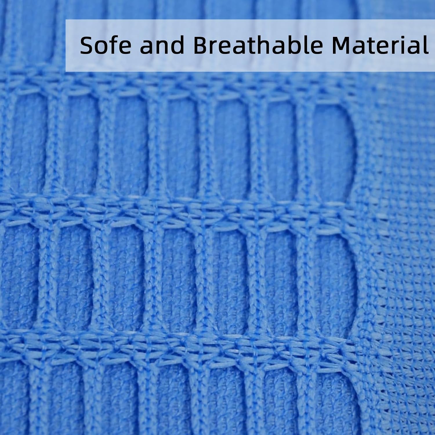 60" W x 96" L/5x8FT Inherent Flame Retardant Hospital Curtain, Privacy Curtain Room Divider Curtain with Grommets, Flame Resistant Medical Cubicle Curtain for Hospital Clinic Lab School, Blue