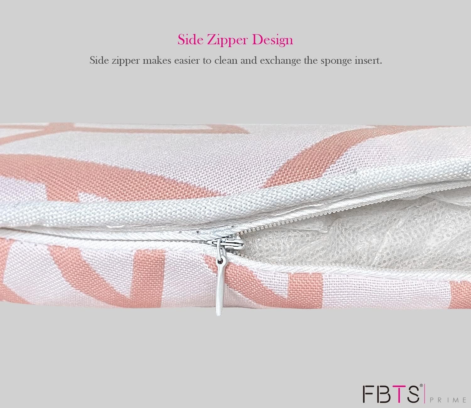 Bistro Chair Cushions Set of 2 Pink Outdoor Seat Cushions 16x16 Inch Geometric Triangle Round Patio Chair Pads for Chair or Patio Furniture
