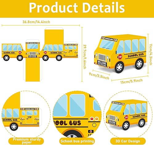 Miniatura 3 de 12 cajas de comida clásicas para fiestas de automóvil, suministros para fiestas de cumpleaños, camiones para niños, camiones, bandeja de alimentos