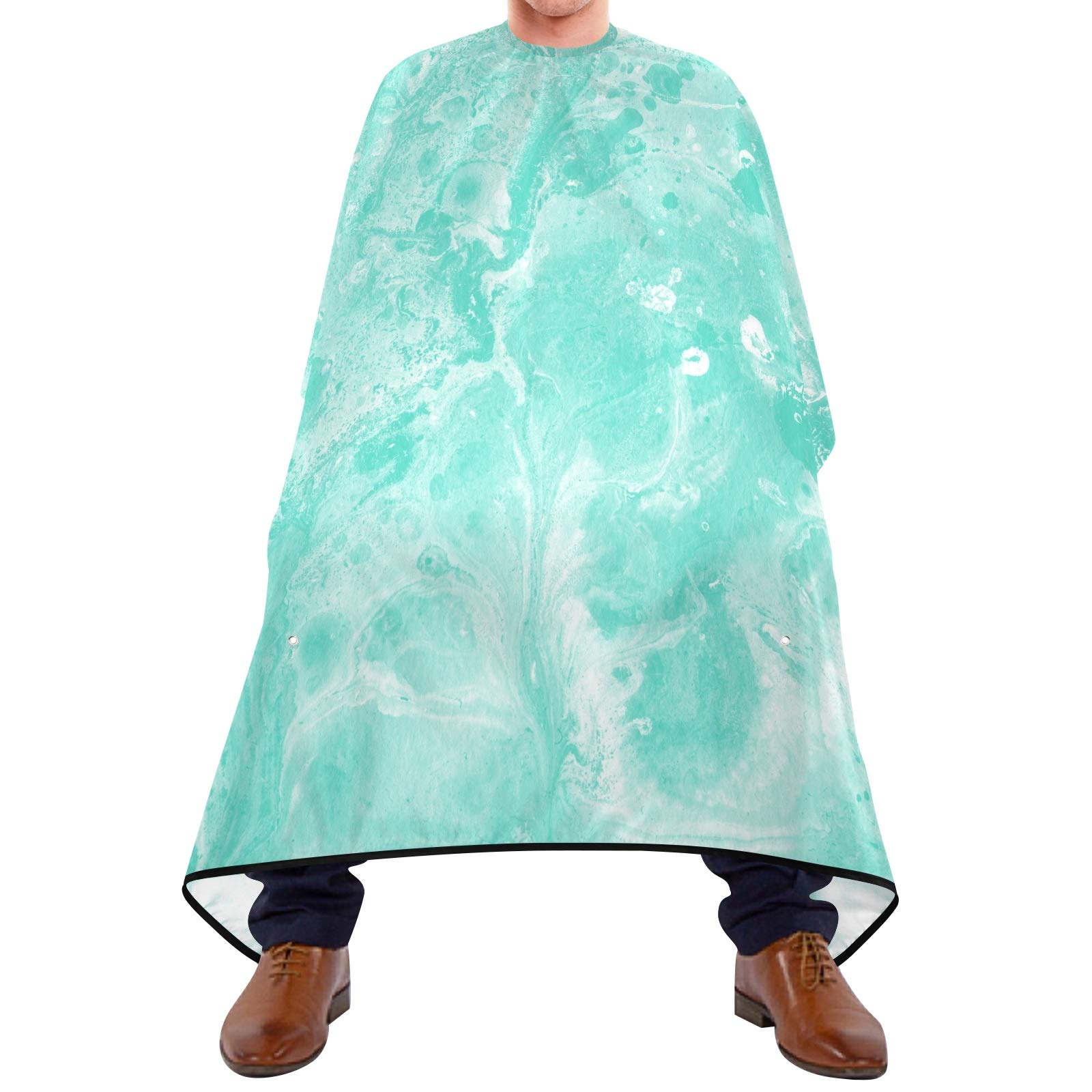 501 Capa De Peluquería 140x168cm, Abstracto Pintado Delantal Personalizada Capa De Barbero Profesional, Para Niños, Peinados