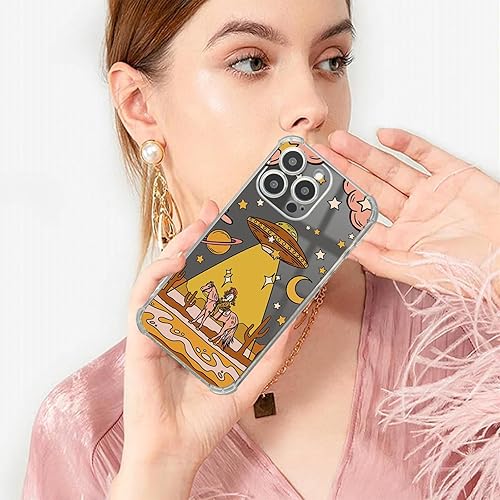 Vista 95 de Roemary Buffertech - Funda protectora para iPhone 13 Pro Max con diseño Golden Retriever, diseño de arcoíris con protector de pantalla