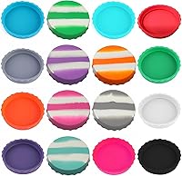 Vista 10 de 10 unidades de tapas para latas de soda, tapas de lata de silicona para soda, reutilizables, tapa de lata de silicona sin BPA, tapón y protector