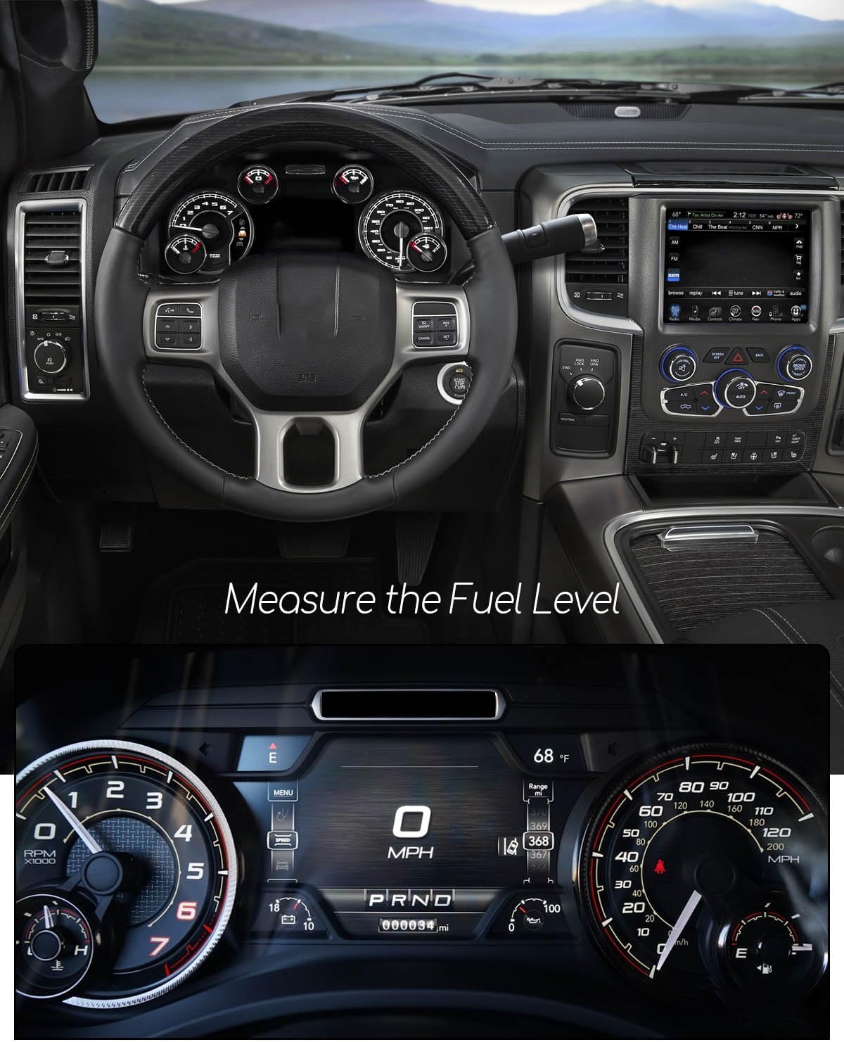 Fuel Gauge Sending Unit Fit for RAM 1500 5.7L 2011-2017, Replace 68141873AA 55366298AA 68141873 55366298, Fuel Level Control Module with Gasket