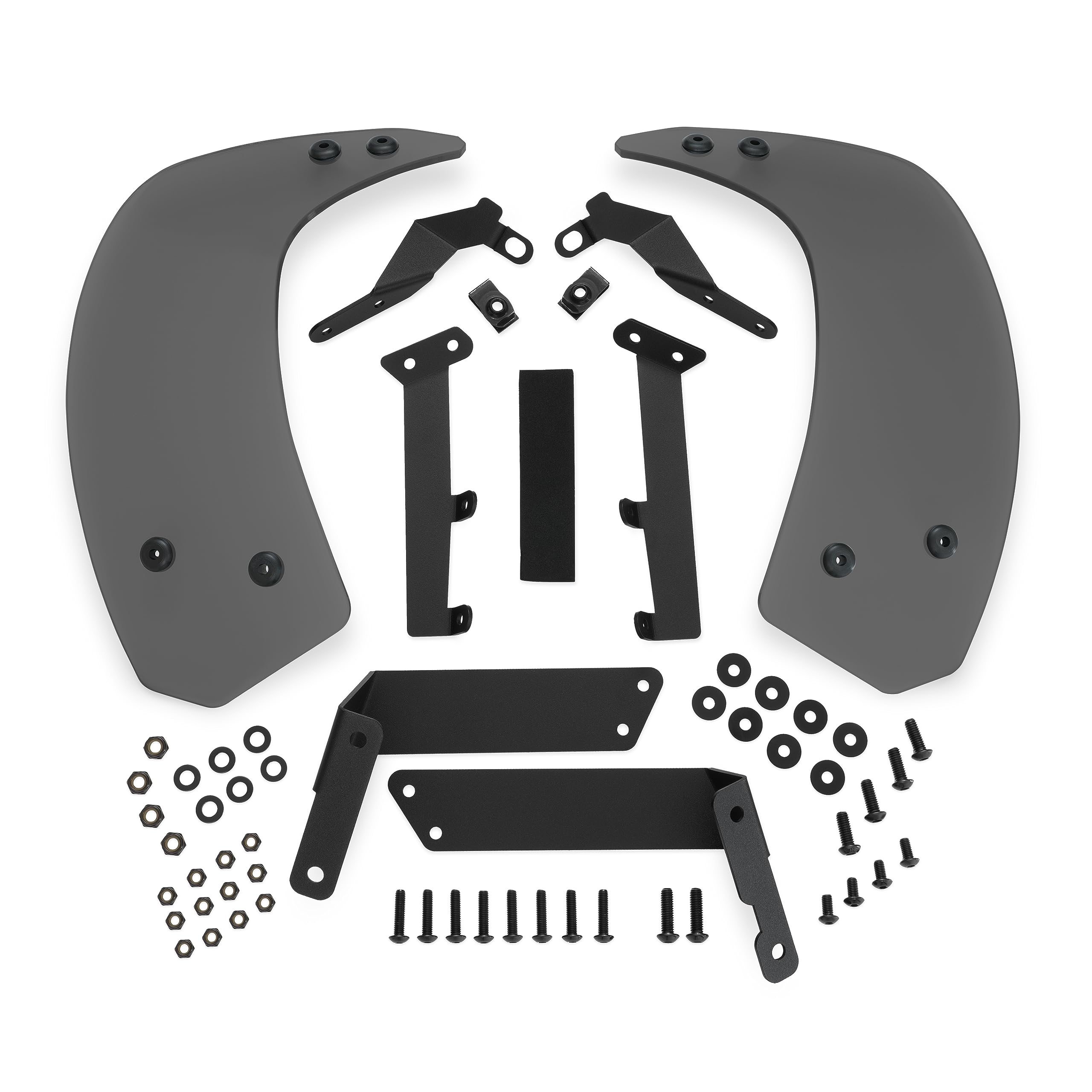 Show Chrome Accessories Aeroflo Lower Wind Deflectors for Can-Am Ryker by 41-423