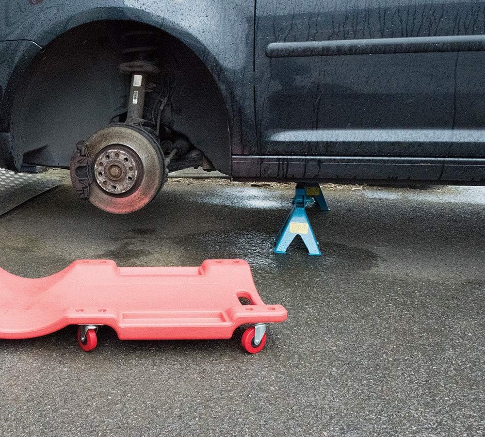Axle Stand Jack Stand Lifting Car Support Holding Stands 3 Ton Heavy Duty Metal Steel, Self Locking with Anti-Slip Gear Sleeve - 2 Pair Car Jack Stands