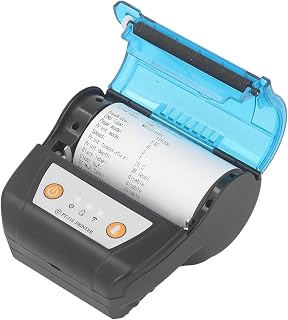 Thermal Label Printer, Wireless Thermal Printer 1500mAh Battery Power Saving 80mm Multifunctional Good Compatibility for Warehouse Logistics