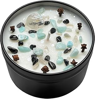 Mercury Retrograde Candle | Altar Spell Crystal Magic Gift Scented Intention Soy | Grounding Communication Planetary Cosmic Protection