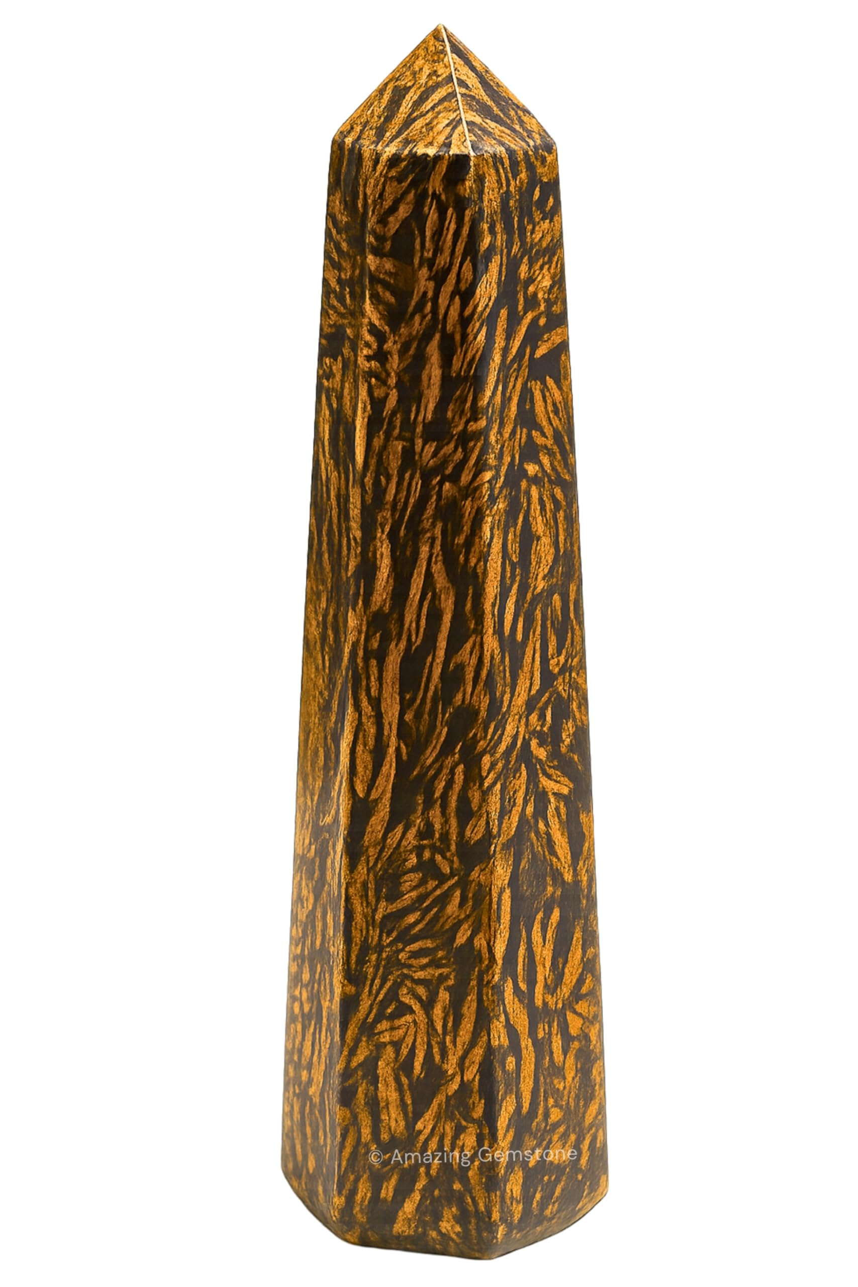 Amazing Gemstone Mariyam Jasper Calligraphy Jasper Crystal Towers ~ Natural Healing Crystal Point Obelisk for Reiki Healing and Crystal Grid (2" to 3"