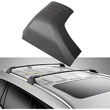 Black Roof Rack Rail End Cap Fits Toyota Highlander 2020-2024 XLE XSE
