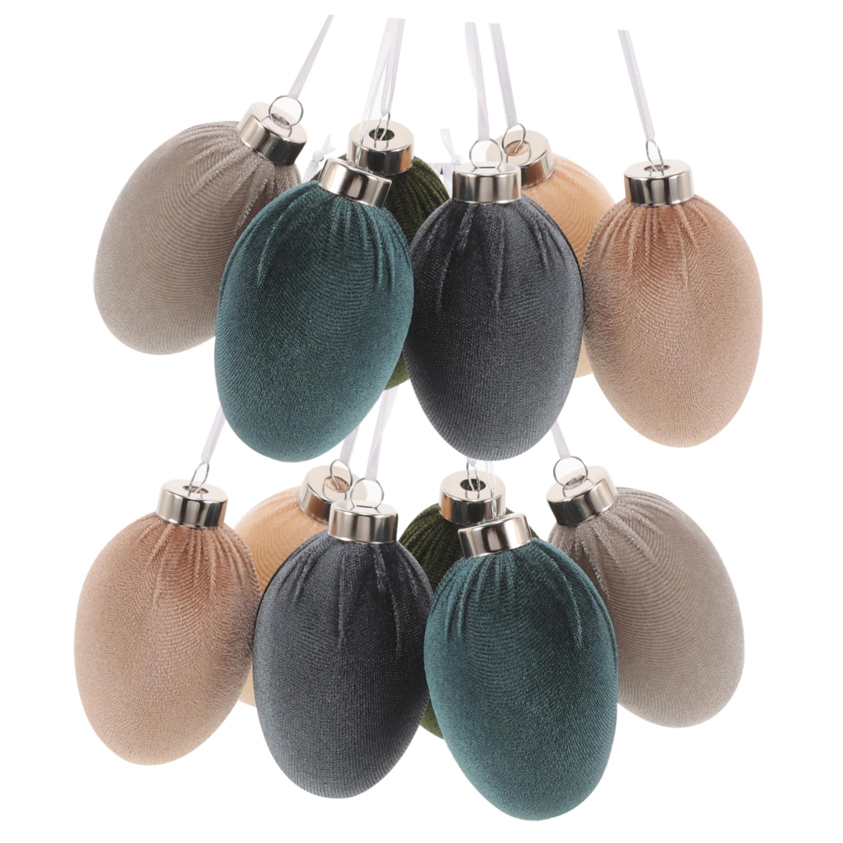 Cabilock 4 Set Uova Di Pasqua Easter Egg Easter Decoration Puntello Di Decorazione Del Festival Decorazione Dell'uovo Di Pasqua Arredamento Unico Di Plastica 12 Pezzi * 4