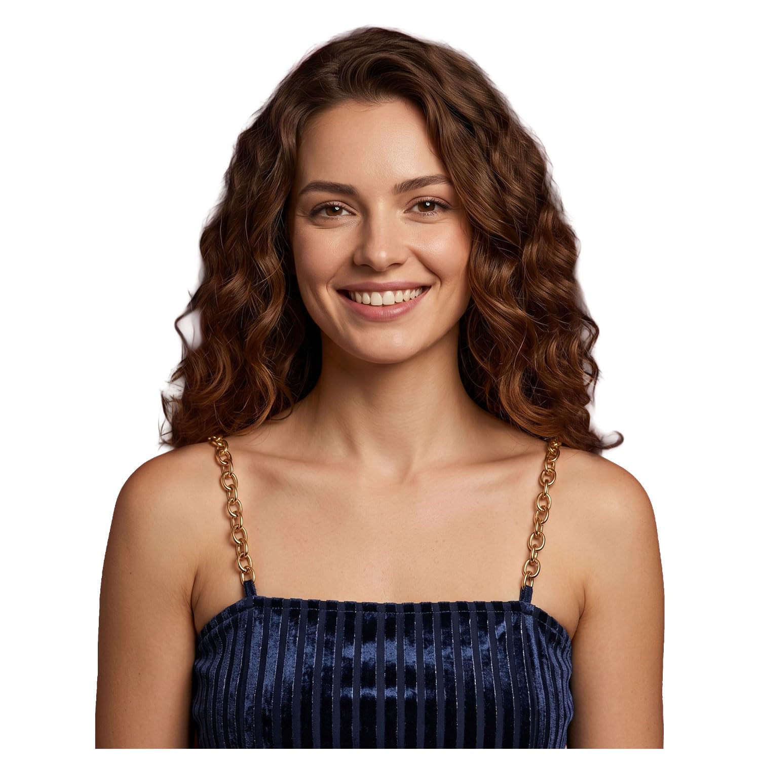 Gold Chain Bra Strap - Adjustable Replacement Bra Straps for Women – Compatible with All Bra Types-image-45
