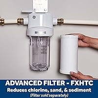 Vista 2 de Sistema de filtración de agua GE para toda la casa, reduce sedimentos, óxido y más, kit de instalación y accesorios incluidos, filtro no incluido
