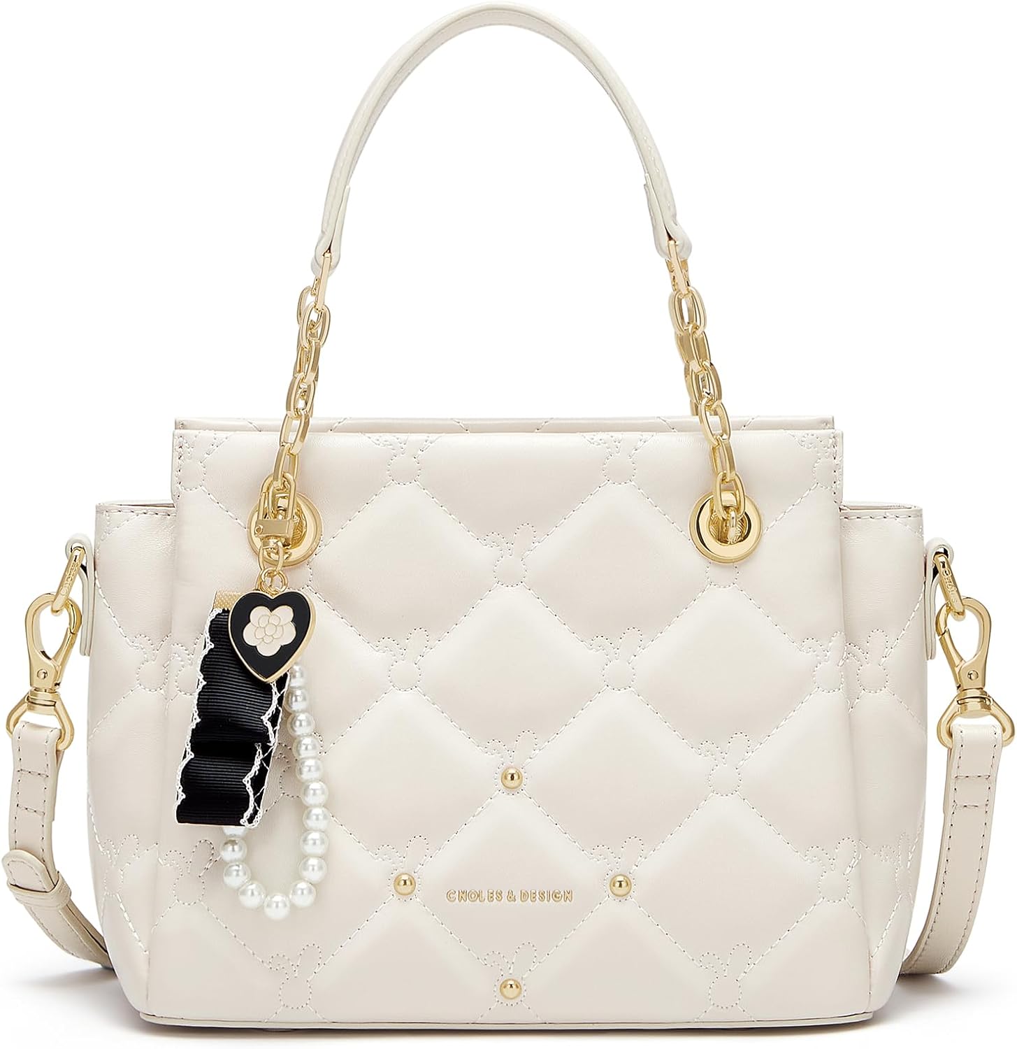 Cnoles Satchel Bag For Women Fashion Leather Handbags and Purses Shoulder Tote Crossbody Top Handle Bags