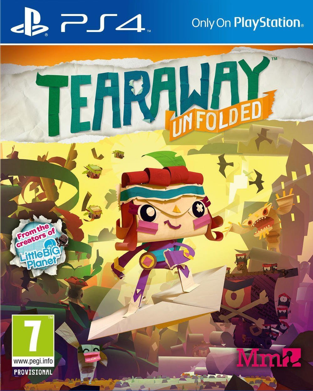 Tearaway Unfolded PlayStation 4 jeu de plateforme aventure original Sony EU