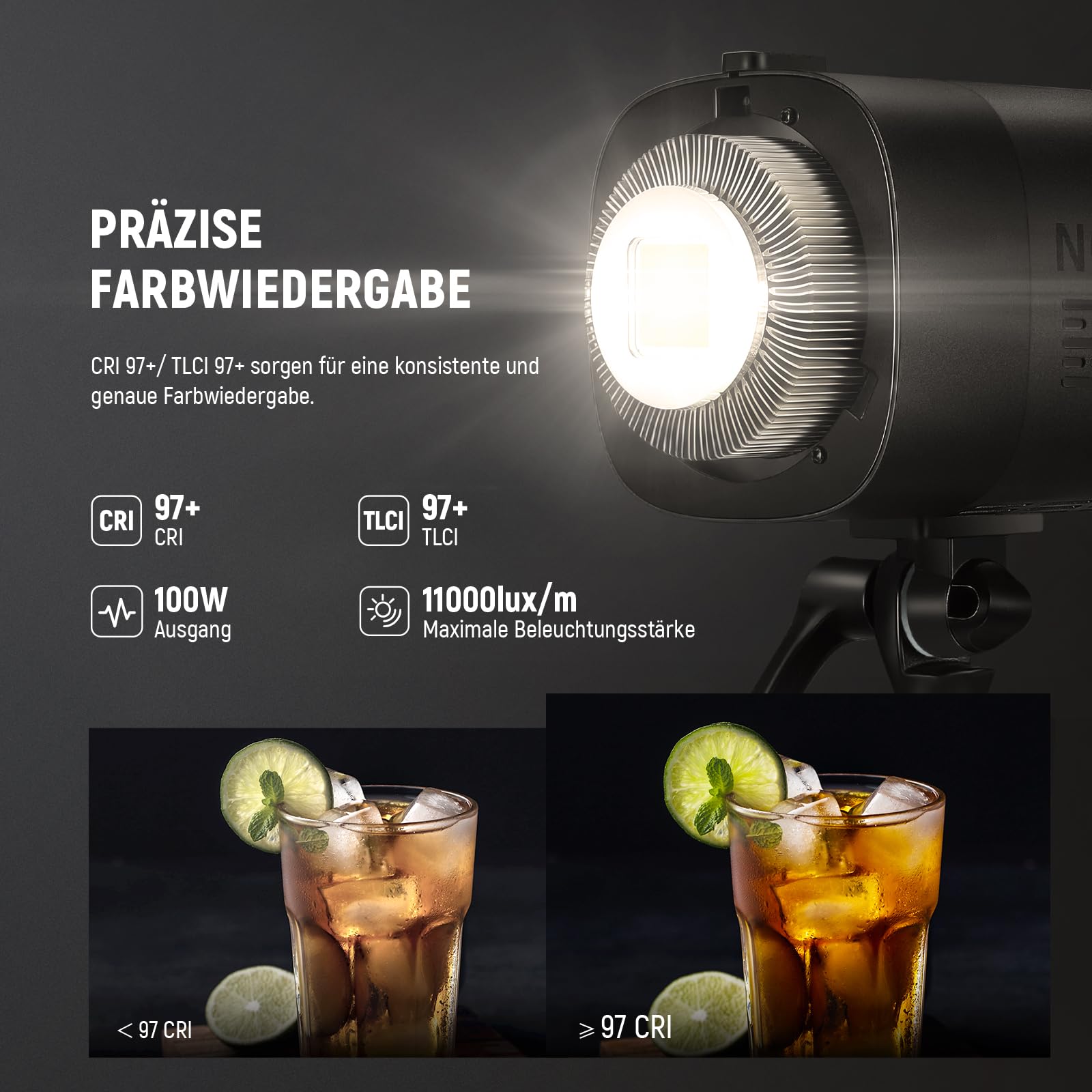 NEEWER CB100 LEDビデオライト 100w NEEWER CB100 100W Powerful Continuous LED Video Light