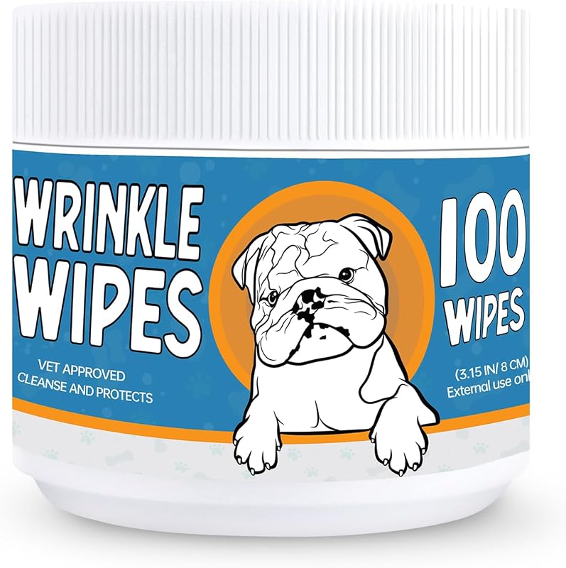 Lenços de Higiene para Dobras de Cães Yibesi com Extrato de Madressilva – 100 unidades