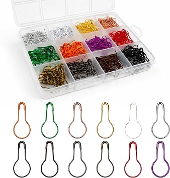 360 Pieces Safety Bulb Pins,Durable Metal Gourd Pin in 12 Vibrant Colors,Safety Calabash Pin for Sewing, Crafts, and Clothing Tags