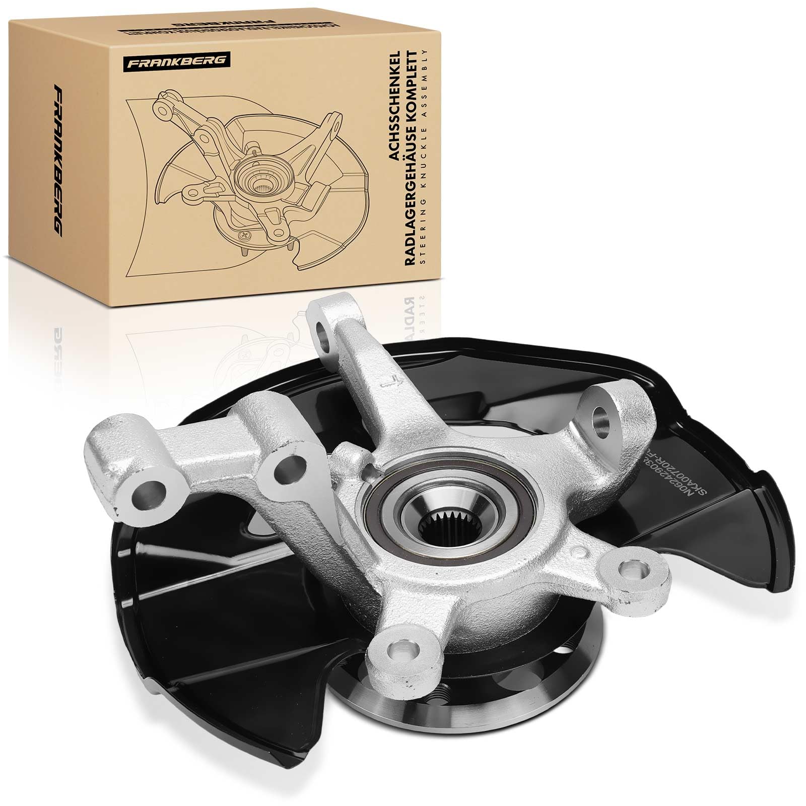 Frankberg Radlagergehäuse Komplett Vorderachse Links Kompatibel mit A-Klasse W169 A150-A200 Turbo E-CELL 2004-2012 B-Klasse W245 B150-B200 Turbo 2005-2011 Replace# A1693300720