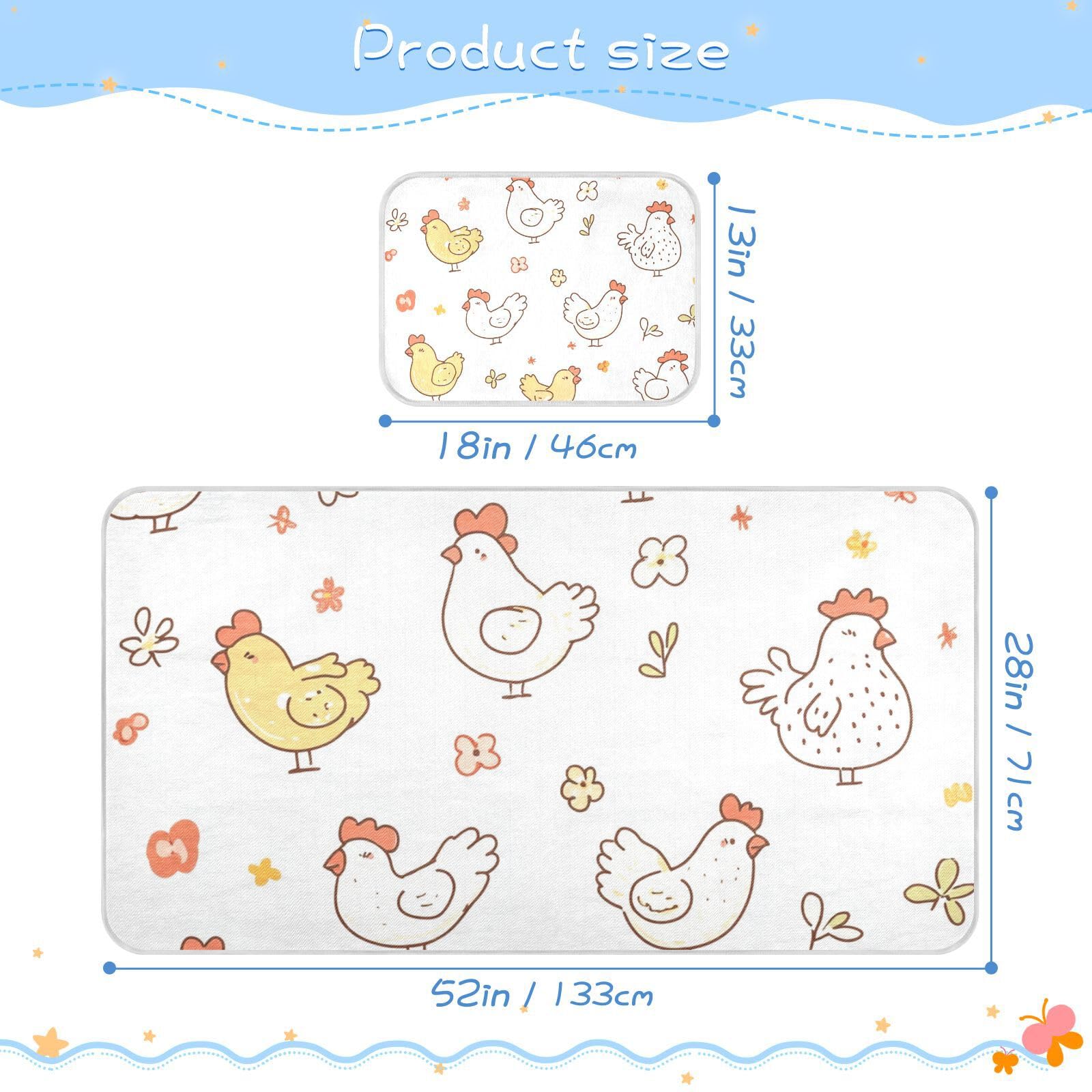 Cooling Baby Mattress pad Waterproof 28