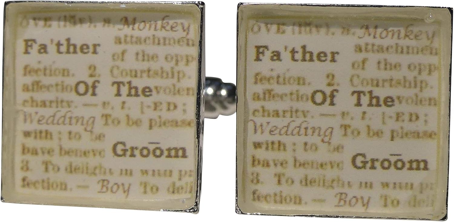 Father of the Groom Wedding Cufflinks, Lapel Pins, Tie Bars, Earrings, Jewelry and Accessories