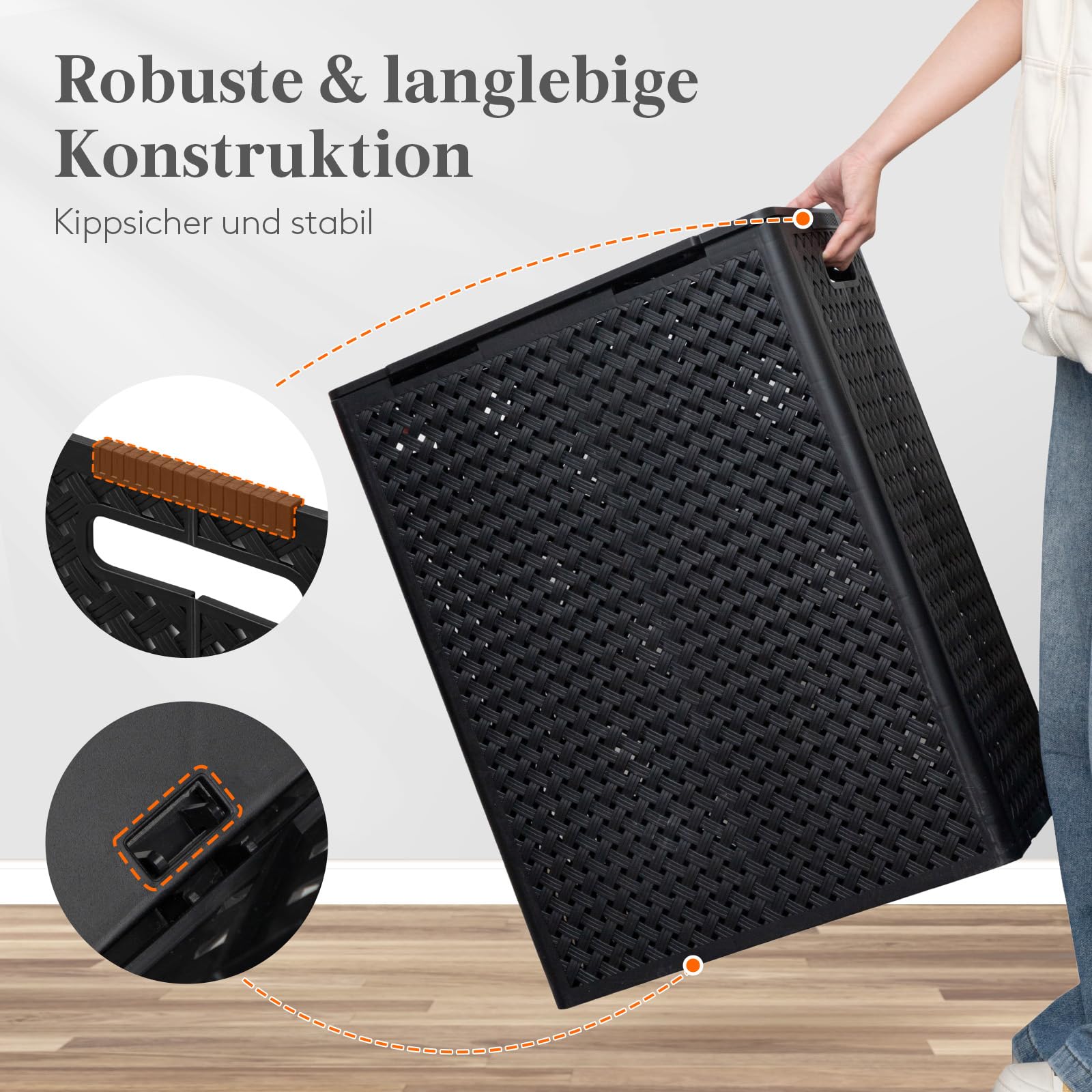 Lifewit 110L Pfandflaschen Sammelbehälter 2 Fächer mit Deckel und Flaschentasche, Flaschensammler Leergut Organizer mit Einwurf, Gro Mülleimer fur Plastikflaschen Leergutbeh Altglas, Schwarz