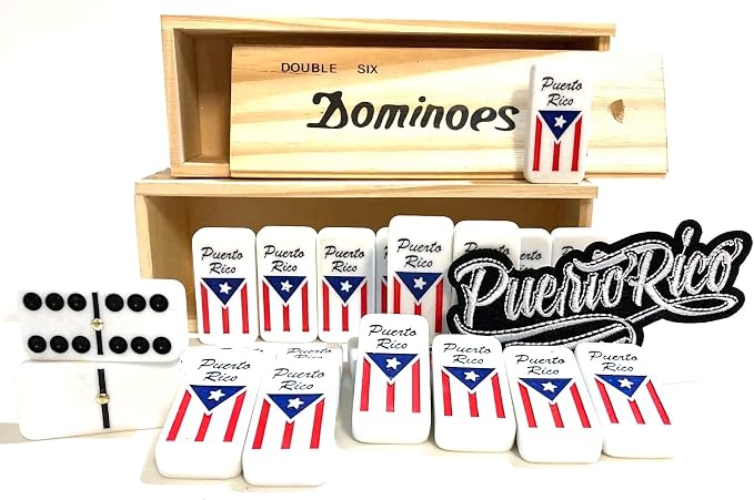 Puerto Rico Dominoes Double Six Set miniatura 5