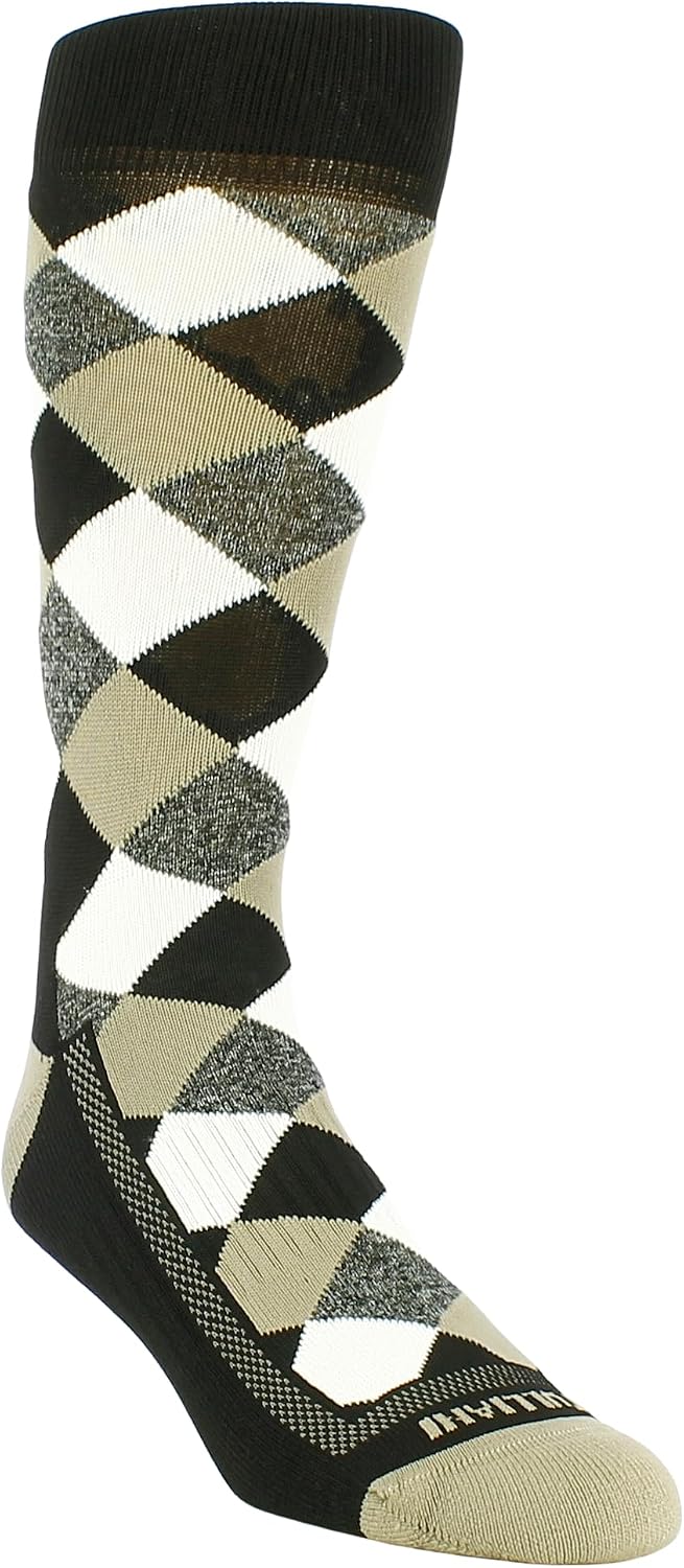 Coyote Men’s Performance Dress Socks, Made in USA, Cushioned, Breathable, Odor Resistant, Fits Sizes 8–18