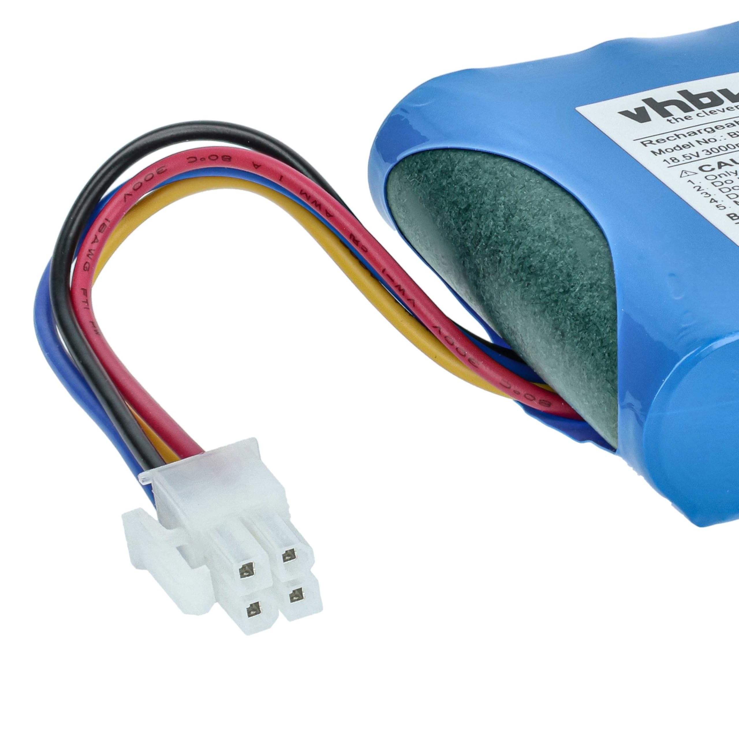 vhbw 1 x zasilacz sieciowy, 1 x akumulator 3000 mAh, 1 x 20 m kabel niskiego napięcia kompatybilny z Gardena Smart SILENO City, Sileno+ zestaw kosiarek