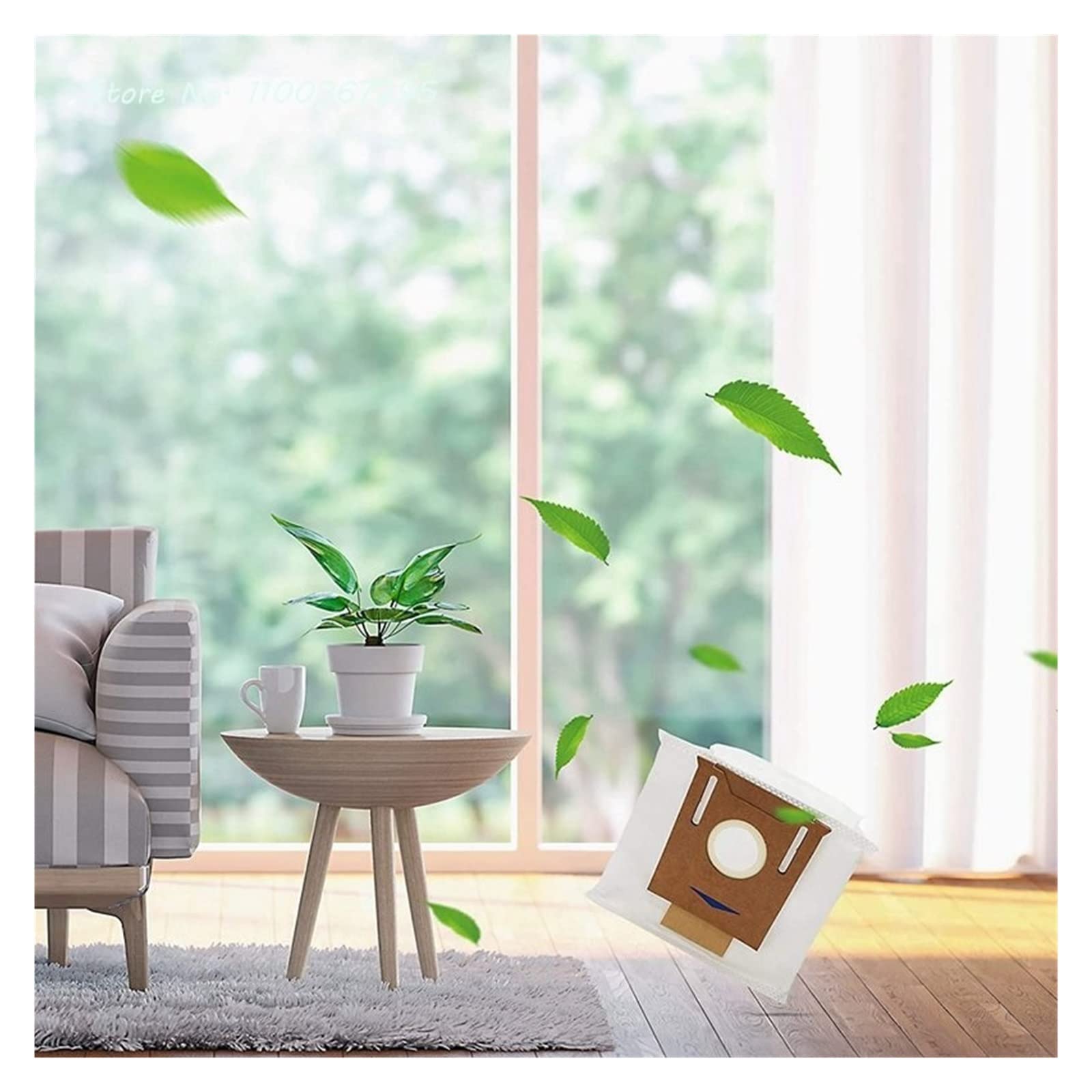 20 sztuk worków do odkurzacza kompatybilnych z ECOVACS Deebot T8 AIVI / T8 / N8 Pro Plus / N8 Pro Akcesoria do odkurzacza robota Zamiennik (Kolor: jak pokazano na zdjęciu)