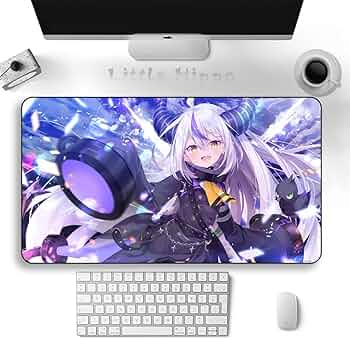 韓国限定　ホロライブ　デスクマット　アニプラス　マウスパッド　hololive 新品】ホロライブ ラプラスダークネス マウスパッド プレイ