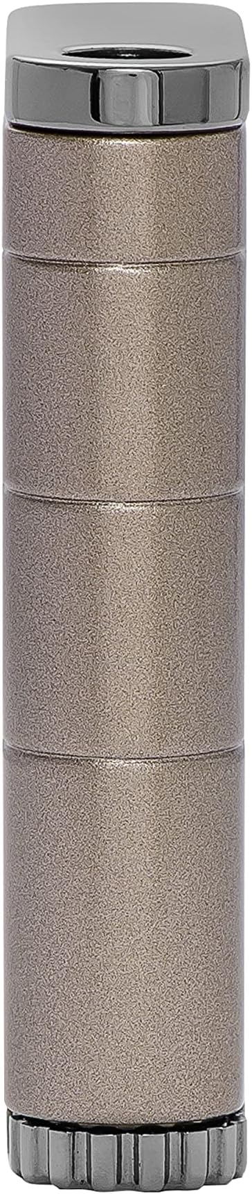 Xikar Allume Single Jet Flame Cigar Lighter, Durable Body, Fuel Gauge, Sandstone