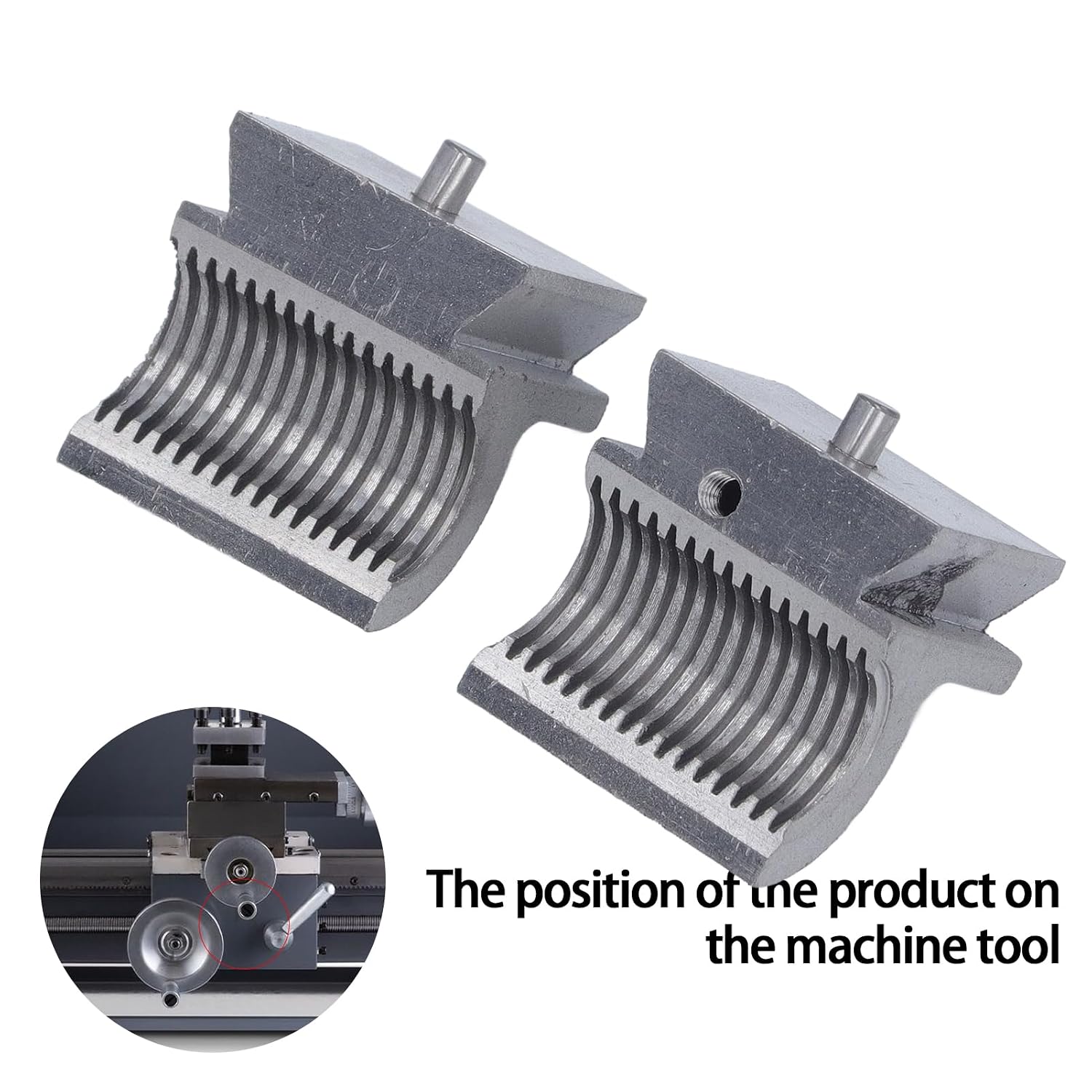 Lathe Half Nut Kit, Tr16x2.5mm Thread, Metric Split Nut, Suitable for 8x16, 210x400, 210x750, 210x800, 220x600, 220x750 Mini Lathes