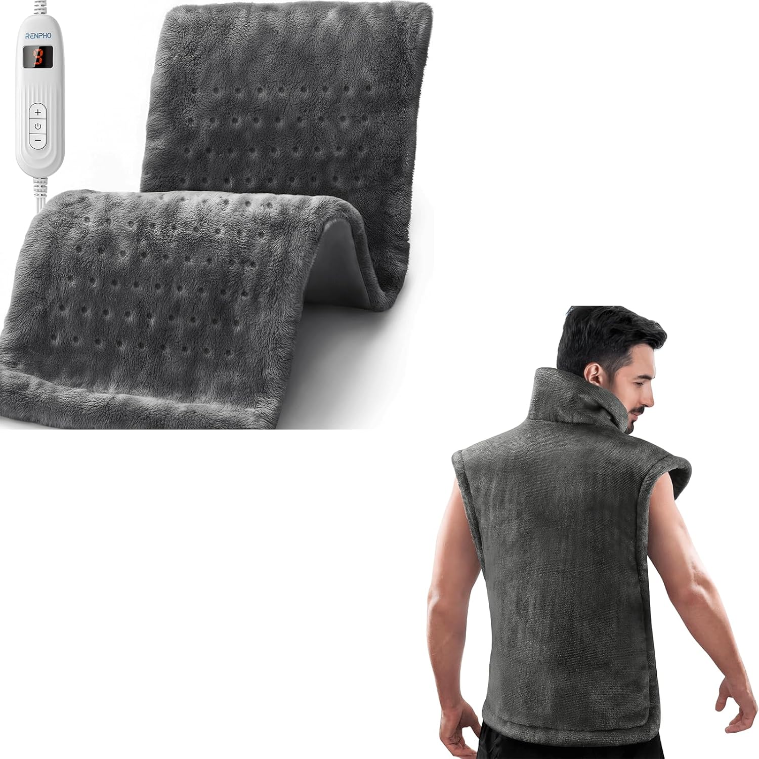 RENPHO Heating Pad for Back Pain Relief