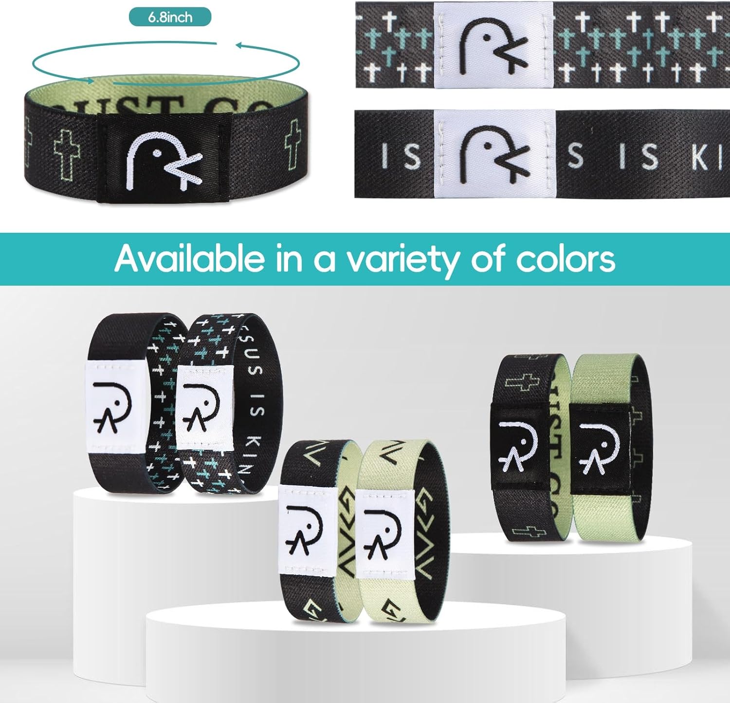 Bible Verse Bracelets, Daily Bible Verse Bracelet, Wearable Bible Bracelet with Nfc, Inspirational Bible Verse Religious Jewelry Religious Bracelets Gifts for Men Women Teens - Image 6