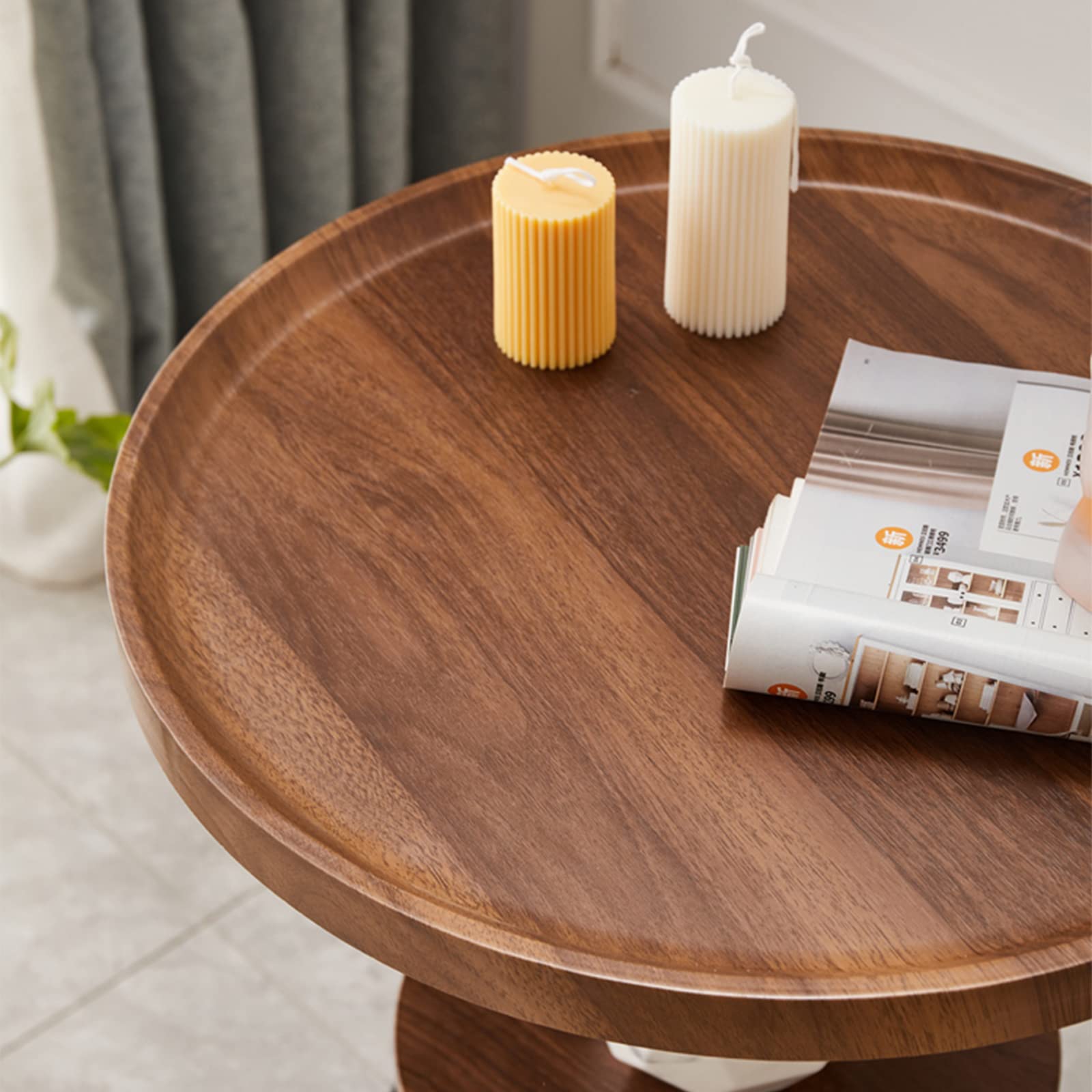 Yaheetech Nachtkastje met lade voor boxspringbed, bijzettafel, smal