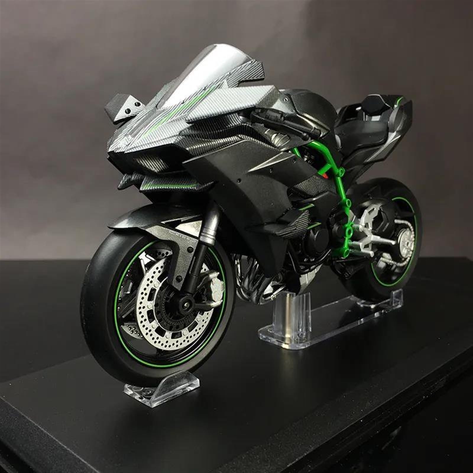 Modello 1:12 Per KAWASAKI H2 Per Ninja Moto Simulazione Collezione Di Modelli Pressofusi Regalo Per